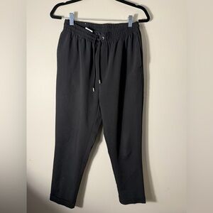 Zara Men's Black Joggers with Drawstring